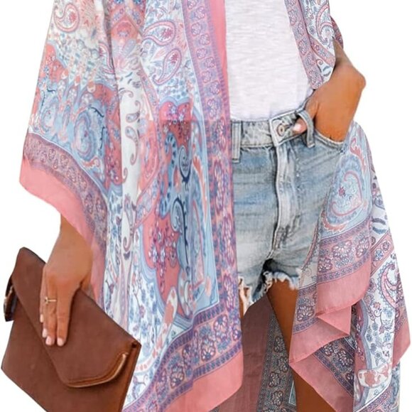 Jewelry - Women Summer Bikini Kimono Bathing Suit Cover Ups for Swimwear